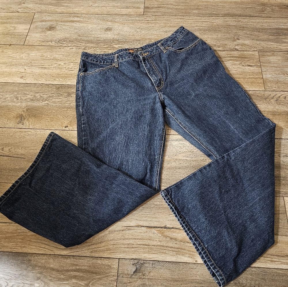Route 66 Low Rise Flair / Bell/ Wide-Leg Petite Plus Jeans Size 16S NEW Condtn!